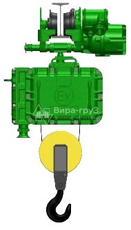 Серия BT10, BT39 — тельфер электрический взрывозащищенный канатный передвижной
