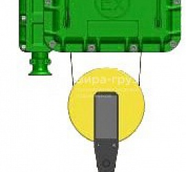 Серия BT01, BT17 — тельфер электрический взрывозащищенный канатный стационарный в исполнении на пальцах